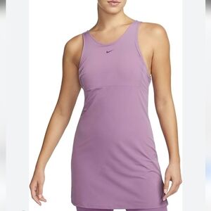 NWT Nike Dri-Fit Bliss Sport Tennis Dress With Built-in Shorts Size Large